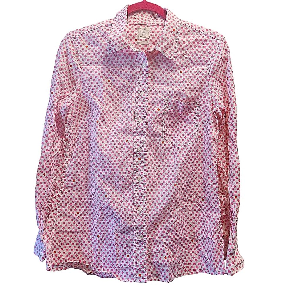 Gap Polka Dot Button Down Blouse - image 1
